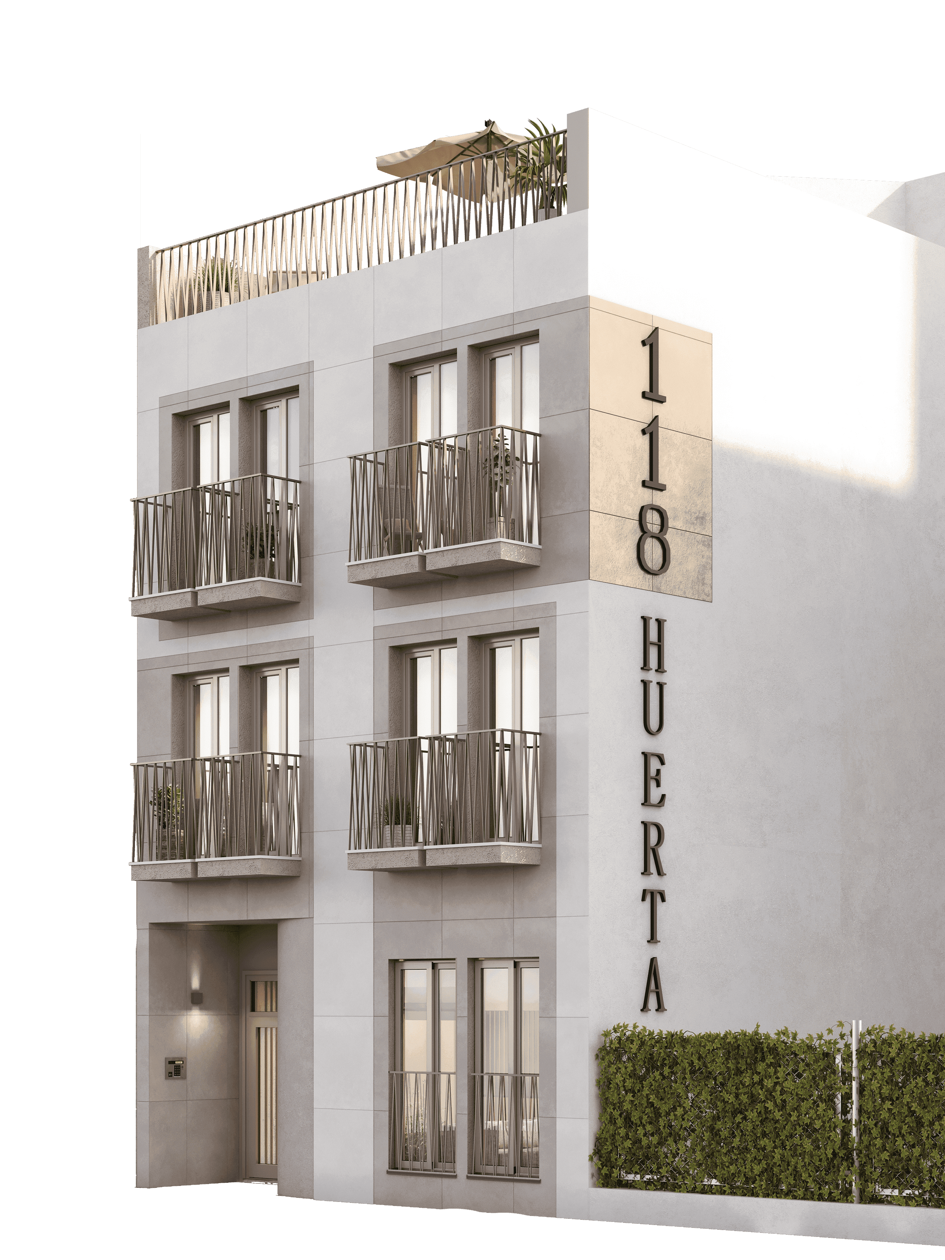 Фасад здания Calle Horta 118, Аликанте